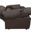 FAUTEUIL RELEVEUR COCOON 2 MOTEURS G1 - 5845 - CHOCOLAT